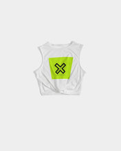 Load image into Gallery viewer, PUMP&#39;T UNIVERSITY LOGO &#39;X&#39; Women&#39;s Twist-Front Tank
