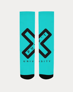 PUMP'T UNIVERSITY LOGO 'X' Men's Socks