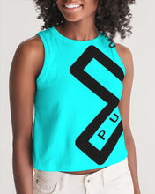 Load image into Gallery viewer, PUMP&#39;T UNIVERSITY LOGO &#39;X&#39; Women&#39;s Cropped Tank
