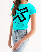 Load image into Gallery viewer, PUMP&#39;T UNIVERSITY LOGO &#39;X&#39; Women&#39;s Tee
