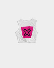 Load image into Gallery viewer, PUMP&#39;T UNIVERSITY LOGO Women&#39;s Twist-Front Tank
