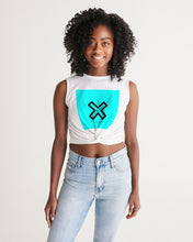 Load image into Gallery viewer, PUMP&#39;T UNIVERSITY LOGO &#39;X&#39; Women&#39;s Twist-Front Tank
