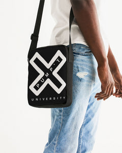 PUMP'T UNIVERSITY LOGO 'X' Messenger Pouch