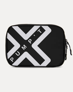 PUMP'T UNIVERSITY LOGO 'X' Large Travel Organizer - Black Ice