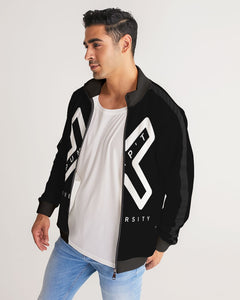 PUMP'T UNIVERSITY LOGO 'X' Men's Stripe-Sleeve Track Jacket