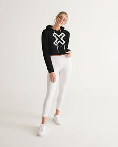 PUMP'T UNIVERSITY LOGO 'X' Women's Cropped Hoodie