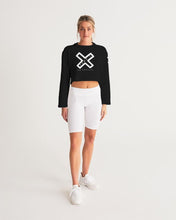 Load image into Gallery viewer, PUMP&#39;T UNIVERSITY LOGO &#39;X&#39; Women&#39;s Cropped Sweatshirt
