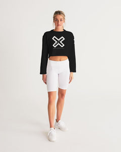 PUMP'T UNIVERSITY LOGO 'X' Women's Cropped Sweatshirt