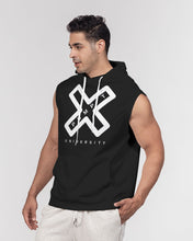 Load image into Gallery viewer, PUMP&#39;T UNIVERSITY LOGO &#39;X&#39; Men&#39;s Premium Heavyweight Sleeveless Hoodie
