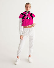 Load image into Gallery viewer, PUMP&#39;T UNIVERSITY LOGO Women&#39;s Cropped Windbreaker
