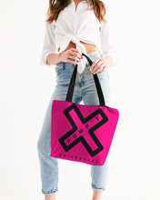 Load image into Gallery viewer, PUMP&#39;T UNIVERSITY LOGO Canvas Zip Tote
