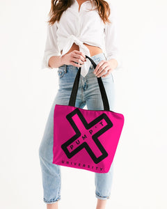 PUMP'T UNIVERSITY LOGO Canvas Zip Tote