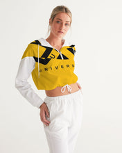 Load image into Gallery viewer, PUMP&#39;T UNIVERSITY LOGO Women&#39;s Cropped Windbreaker
