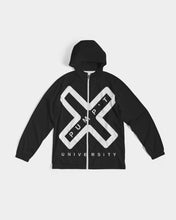 Load image into Gallery viewer, PUMP&#39;T UNIVERSITY LOGO &#39;X&#39; Men&#39;s Windbreaker
