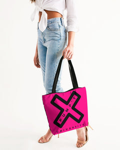 PUMP'T UNIVERSITY LOGO Canvas Zip Tote