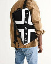 Load image into Gallery viewer, PUMP&#39;T UNIVERSITY LOGO &#39;X&#39; Slim Tech Backpack
