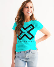 Load image into Gallery viewer, PUMP&#39;T UNIVERSITY LOGO &#39;X&#39; Women&#39;s Tee
