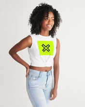 Load image into Gallery viewer, PUMP&#39;T UNIVERSITY LOGO &#39;X&#39; Women&#39;s Twist-Front Tank
