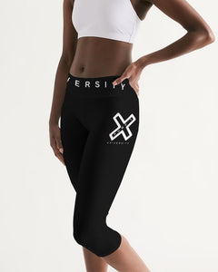 PUMP'T UNIVERSITY LOGO 'X' Women's Mid-Rise Capri