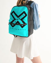 Load image into Gallery viewer, PUMP&#39;T UNIVERSITY LOGO &#39;X&#39; Small Canvas Backpack
