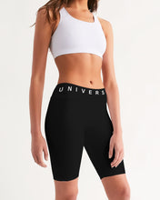 Load image into Gallery viewer, PUMP&#39;T UNIVERSITY LOGO &#39;X&#39; Women&#39;s Mid-Rise Bike Shorts
