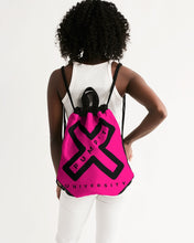 Load image into Gallery viewer, PUMP&#39;T UNIVERSITY LOGO Canvas Drawstring Bag
