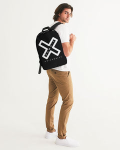 PUMP'T UNIVERSITY LOGO 'X' Large Backpack - Black Ice