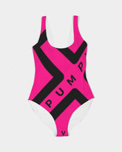 Load image into Gallery viewer, PUMP&#39;T UNIVERSITY LOGO Women&#39;s One-Piece Swimsuit
