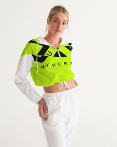 PUMP'T UNIVERSITY LOGO 'X' Women's Cropped Windbreaker