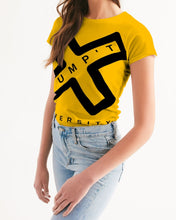 Load image into Gallery viewer, PUMP&#39;T UNIVERSITY LOGO Women&#39;s Tee
