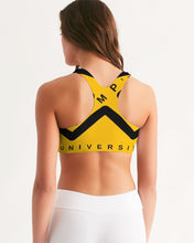 Load image into Gallery viewer, PUMP&#39;T UNIVERSITY LOGO Women&#39;s Seamless Sports Bra
