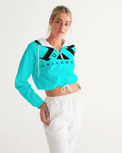 Load image into Gallery viewer, PUMP&#39;T UNIVERSITY LOGO &#39;X&#39; Women&#39;s Cropped Windbreaker
