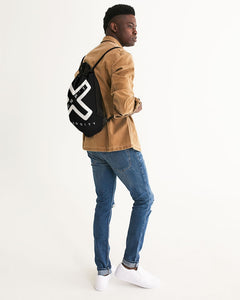 PUMP'T UNIVERSITY LOGO 'X' Canvas Drawstring Bag- Black Ice