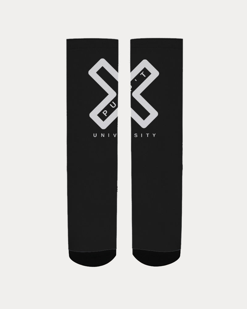 PUMP'T UNIVERSITY LOGO 'X' Women's Socks