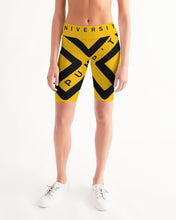 Load image into Gallery viewer, PUMP&#39;T UNIVERSITY LOGO Women&#39;s Mid-Rise Bike Shorts
