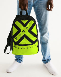 PUMP'T UNIVERSITY LOGO 'X' Small Canvas Backpack