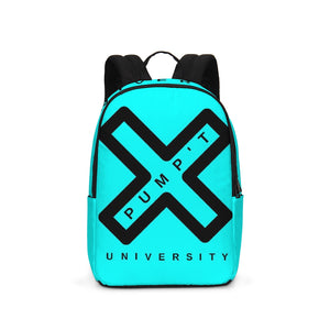 PUMP'T UNIVERSITY LOGO 'X' Large Backpack - Blue Volt