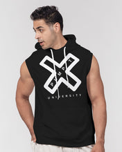 Load image into Gallery viewer, PUMP&#39;T UNIVERSITY LOGO &#39;X&#39; Men&#39;s Premium Heavyweight Sleeveless Hoodie
