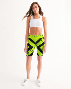 PUMP'T UNIVERSITY LOGO 'X' Women's Mid-Rise Bike Shorts