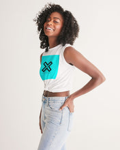 Load image into Gallery viewer, PUMP&#39;T UNIVERSITY LOGO &#39;X&#39; Women&#39;s Twist-Front Tank
