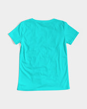 Load image into Gallery viewer, PUMP&#39;T UNIVERSITY LOGO &#39;X&#39; Women&#39;s V-Neck Tee
