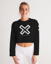 Load image into Gallery viewer, PUMP&#39;T UNIVERSITY LOGO &#39;X&#39; Women&#39;s Cropped Sweatshirt
