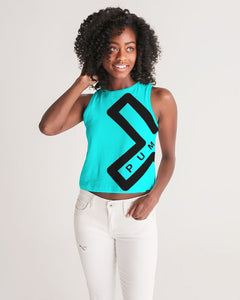 PUMP'T UNIVERSITY LOGO 'X' Women's Cropped Tank