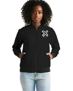 PUMP'T UNIVERSITY LOGO 'X' Women's Bomber Jacket