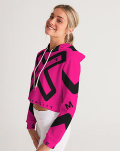 PUMP'T UNIVERSITY LOGO Women's Cropped Hoodie