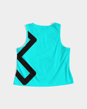 Load image into Gallery viewer, PUMP&#39;T UNIVERSITY LOGO &#39;X&#39; Women&#39;s Cropped Tank
