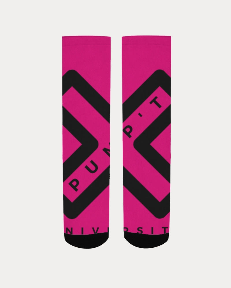 PUMP'T UNIVERSITY LOGO Women's Socks