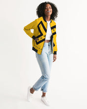 Load image into Gallery viewer, PUMP&#39;T UNIVERSITY LOGO Women&#39;s Bomber Jacket
