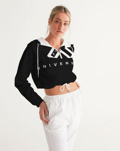 PUMP'T UNIVERSITY LOGO 'X' Women's Cropped Windbreaker